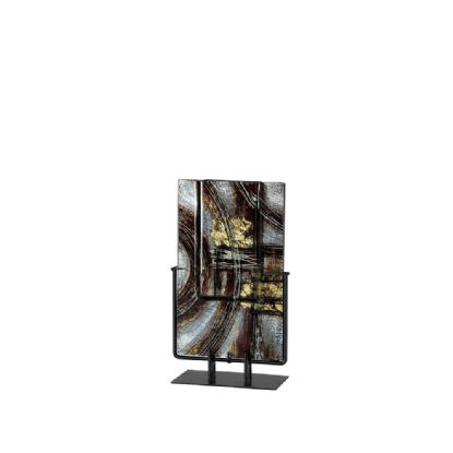 IL70369  Lyra Glass Art Vase With Stand